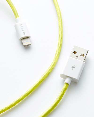 [LE CORD] USB charge solid yellow cable&amp;nbsp